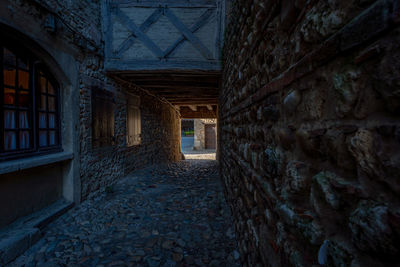 Interior of abandoned building