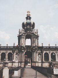 Exterior of the zwinger against sky