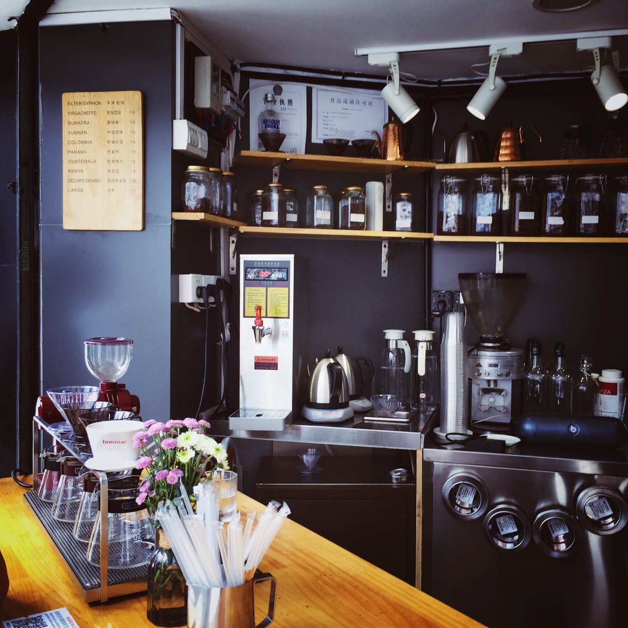 shelf, indoors, bottle, no people, wine, kitchen, home interior, food and drink, wineglass, arrangement, cabinet, drink, home showcase interior, food, day, freshness