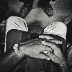 Close-up of hands