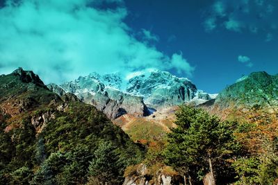 Panoramic view of landscape against sky