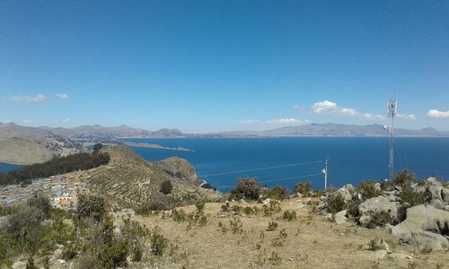 Panoramic shot of sea against sky