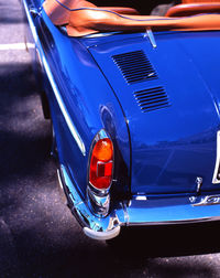 Close-up of vintage car