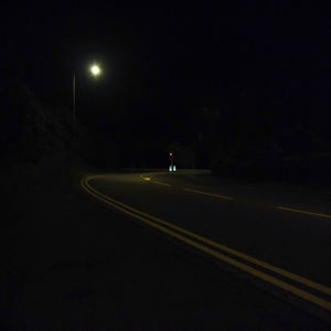 Road at night