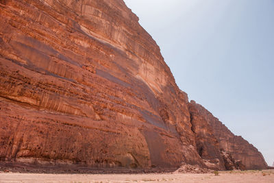 Rock formation at desert
