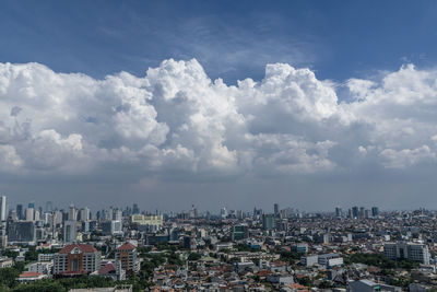 Cityscape against sky