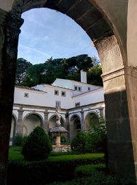 Built structure with trees in background