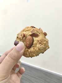 Midsection of person holding ice cream