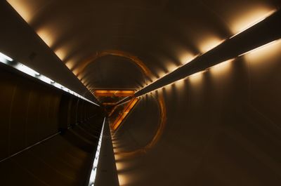 Illuminated tunnel