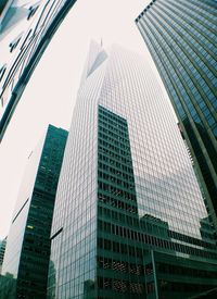 Low angle view of modern buildings