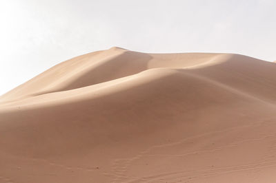 Scenic view of desert against sky