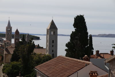 Panoramic view of buildings against sky