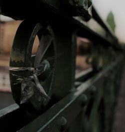 Close-up of vintage car