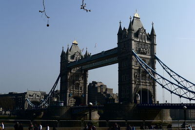 Low angle view of bridge