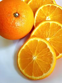 Close-up of orange slices