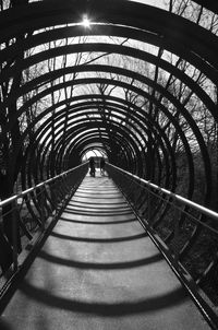 View of footbridge