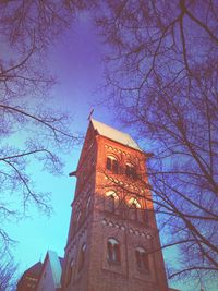 Low angle view of building against sky