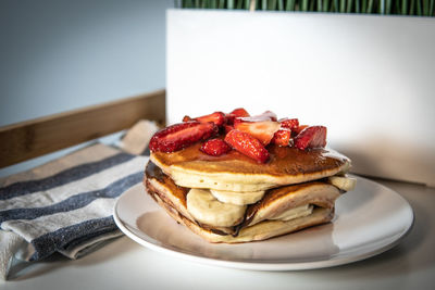 Close-up of cake on plate