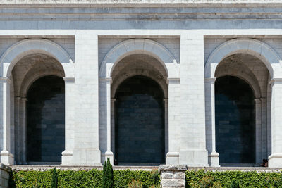 Arches in historical building