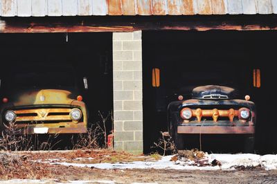 Old rusty car