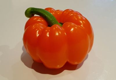 Close-up of orange bell pepper