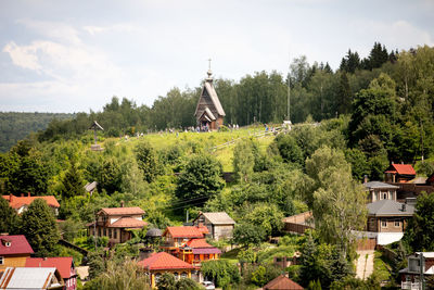 Houses in town