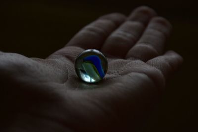 Close-up of human hand