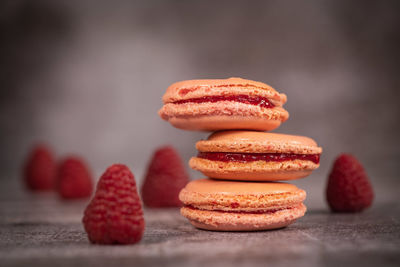 Close-up of food on table, macaron