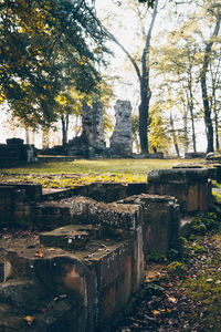 View of old ruins