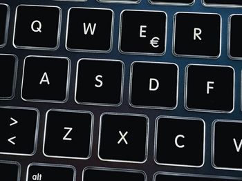 Full frame shot of computer keyboard