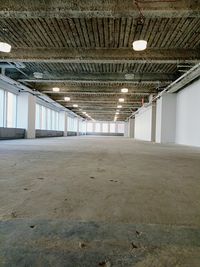 View of empty corridor