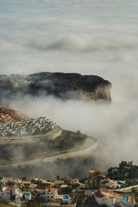 Foggy landscape 