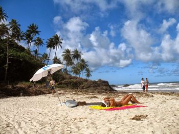 People on beach