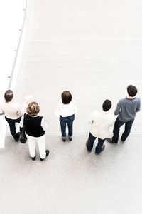 Group of people on floor