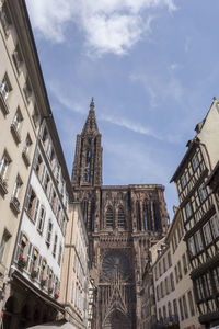 Low angle view of cathedral against sky