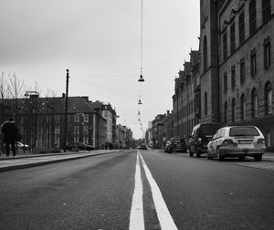 View of city street