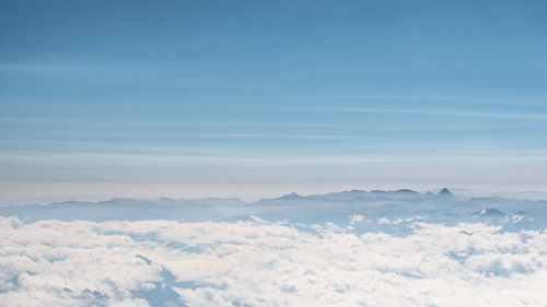Scenic view of cloudscape against sky