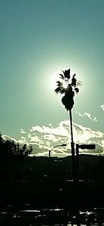 Low angle view of street light against sky