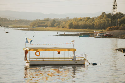 Boat in lake