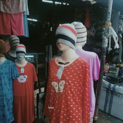 Midsection of store for sale at market