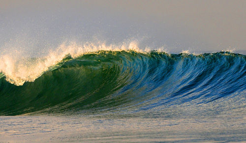 Scenic view of sea waves