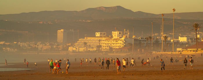 Main beach agadir morocco 