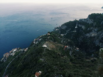 Aerial view of sea