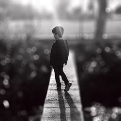 Full length of woman in bikini