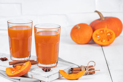 Close-up of drink on table