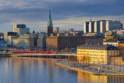 Buildings in city