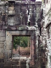 View of abandoned building