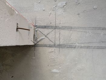 Low angle view of building wall