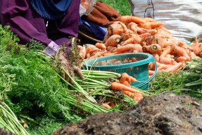 Man preparing food