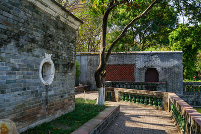 Entrance of old building